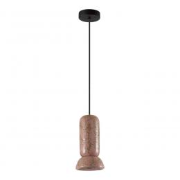 Odeon light 5054/1C PENDANT ODL24 315 черный/розовый/коричн./металл/керамика Подвес GU10 LED 4W KERAMA 
